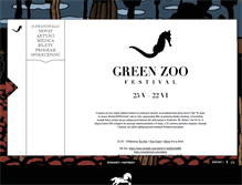 Tablet Screenshot of greenzoofestival.pl